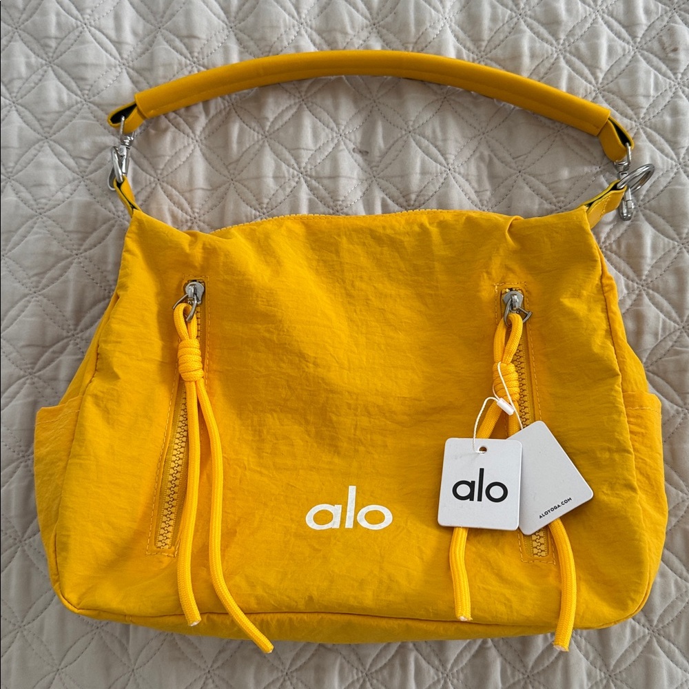 ALO Yoga Yellow Shoulder Bag